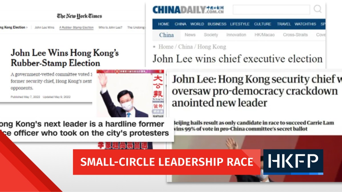How int’l and local media reacted after Hong Kong committee selected John Lee as leader
