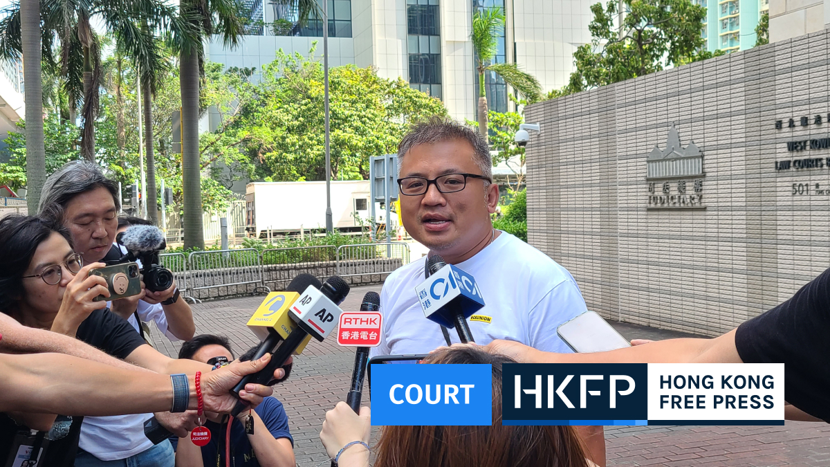 Head of Hong Kong journalist group Ronson Chan sentenced to 5 days’ jail over obstructing police officer while reporting