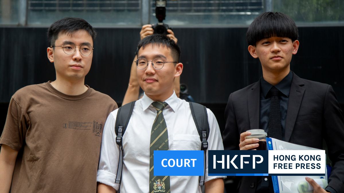 Terrorism charge against 4 ex-University of Hong Kong student leaders dropped as they plead guilty to lesser crime
