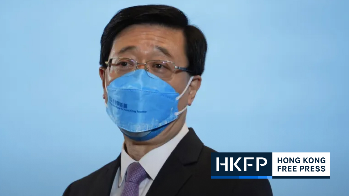 Hong Kong’s sole leadership candidate John Lee to hold closed-door rally on Fri