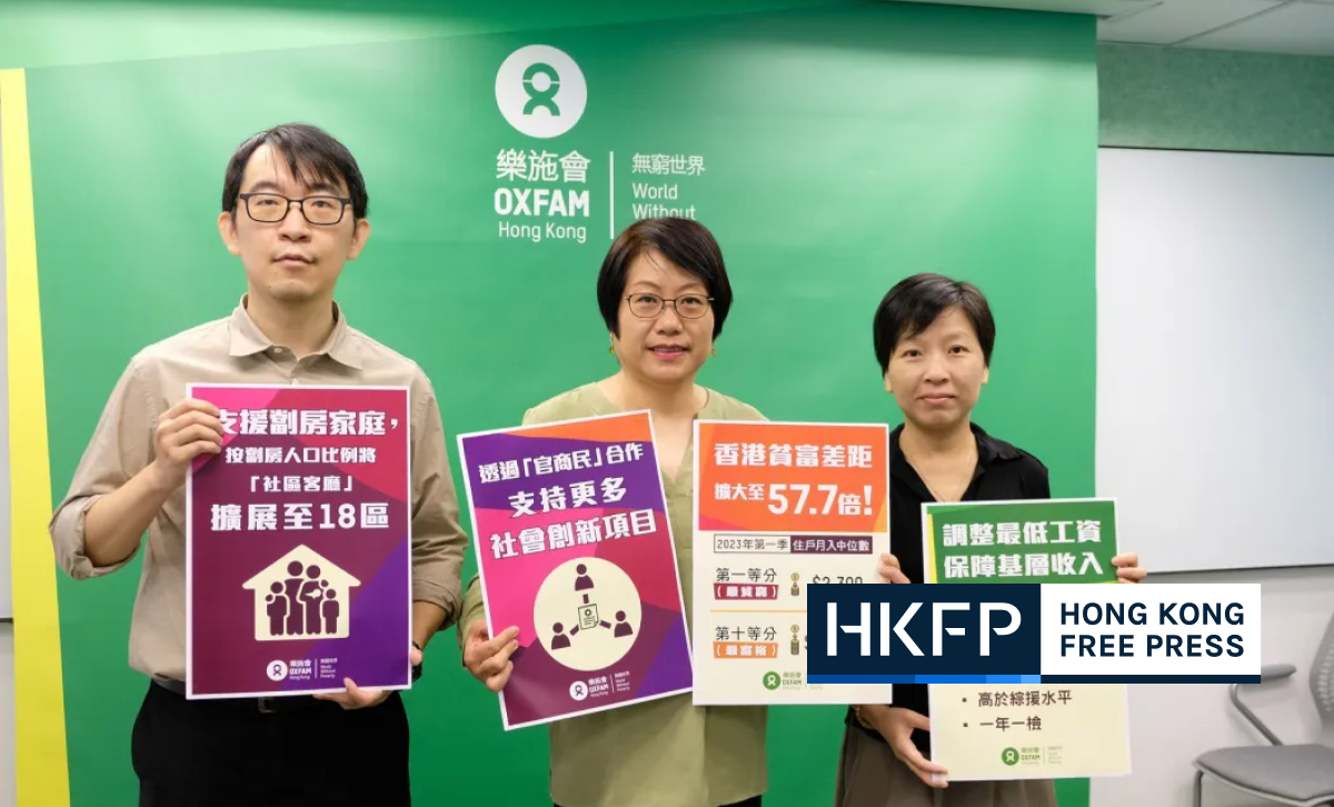Hong Kong’s wealth gap widens as city sees ‘polarised’ post-Covid recovery, NGO Oxfam says