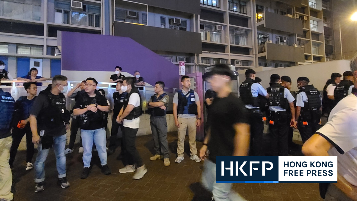 Hong Kong police deploy to metro station, warning against ‘seditious rumours’ on 2019 protest anniv.