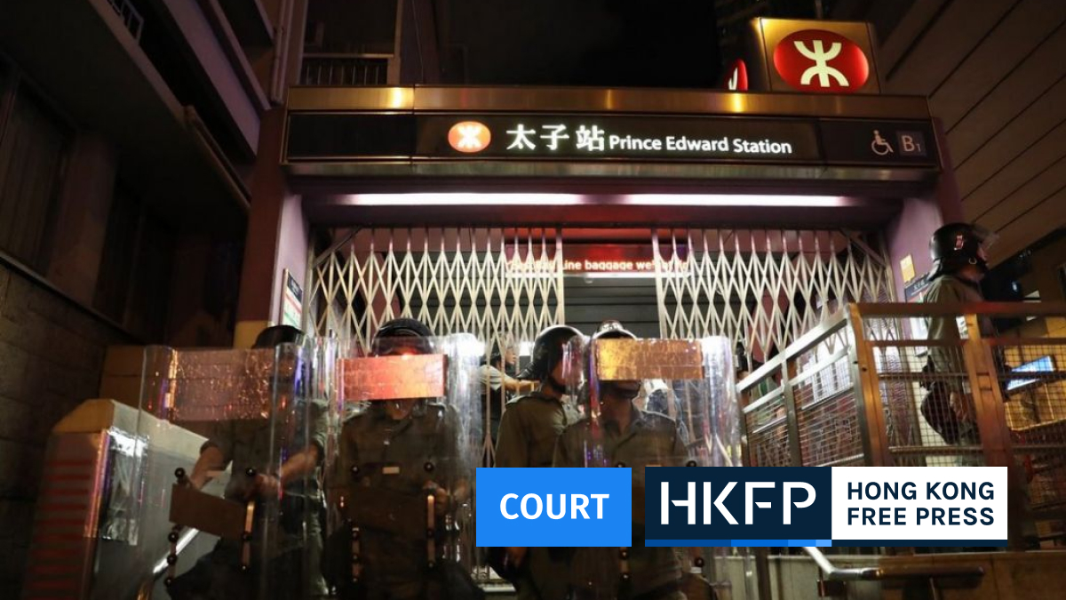 3 plead guilty to possessing offensive weapons, obstructing police during MTR station clash in 2019